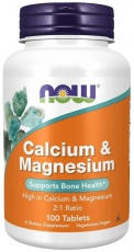 Now Foods Calcium & Magnesium 100 tabliet