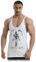 Gold's Gym Pánske tielko Camo Joe Stringer GGVST145 biela