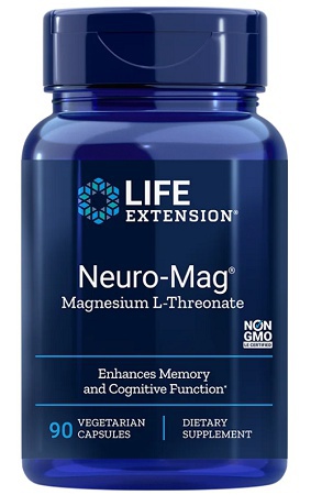 Life extension neuro-mag magnesium l-threonate 90 kapsúl